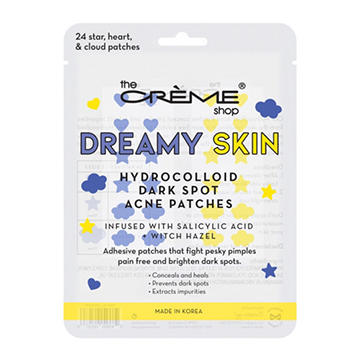 The Crème Shop Dreamy Skin Hydrocolloid Dark Spot Acne Patches Infused with Salicylic Acid + Witch Hazel