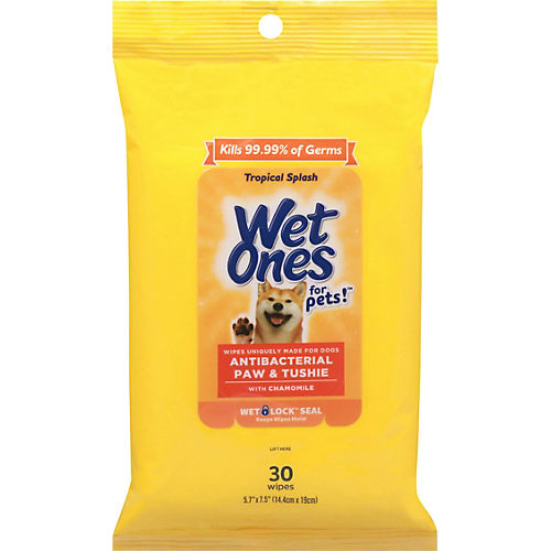 Wet Ones For Pets Antibacterial Pet Wipes with Chamomile Shop Grooming at H E B