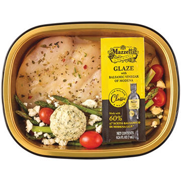 Meal Simple by H-E-B Balsamic Glazed Chicken Breast & Pesto Feta Asparagus