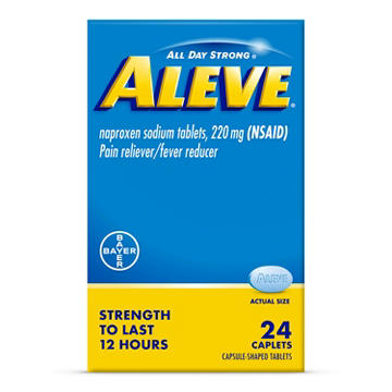 Aleve Pain & Fever Relief Naproxen 220 mg Tablets