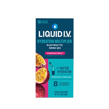 Liquid I.V. Passion Fruit Hydration Multiplier Electrolyte Drink Mix Sticks