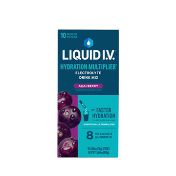 Liquid I.V. Acai Berry Hydration Multiplier Electrolyte Drink Mix Sticks