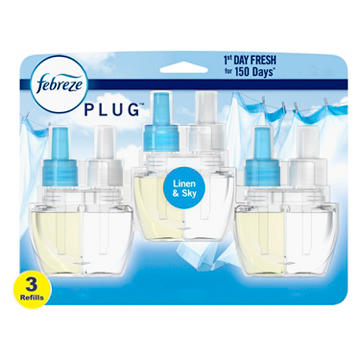 Febreze Plug Linen & Sky Scented Oil Refills