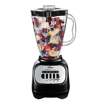 Oster Classic Series 5-Speed Blender with Plastic Jar - Black