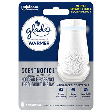 Glade PlugIns Scented Oil PLUS Air Freshener Oil Warmer with ScentNotice Technology