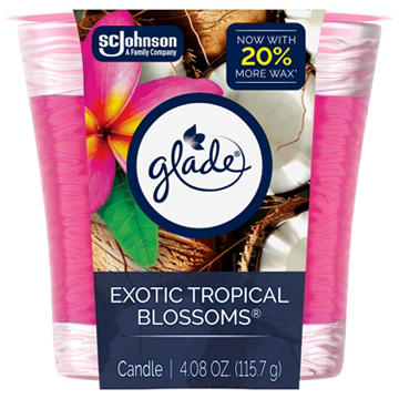 Glade Exotic Tropical Blossoms Candle