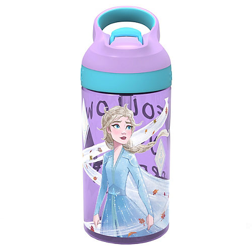 Disney Frozen 2 Kids Water Drinking Bottle, Made of Plastic, Leak