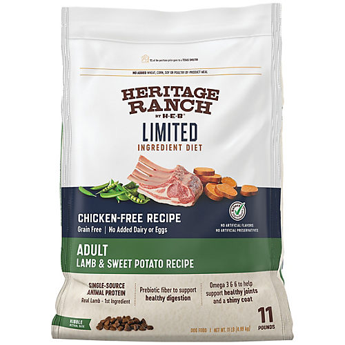 Heritage Ranch by H E B Limited Ingredient Diet Grain Free Adult