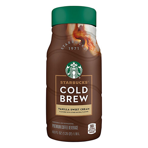 Starbucks Discoveries Vanilla Sweet Cream Cold Brew Coffee - 40 Fl