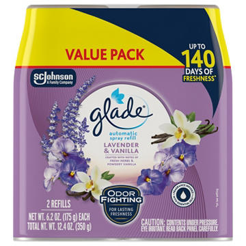 Glade Automatic Spray Refill Air Freshener - Lavender & Vanilla