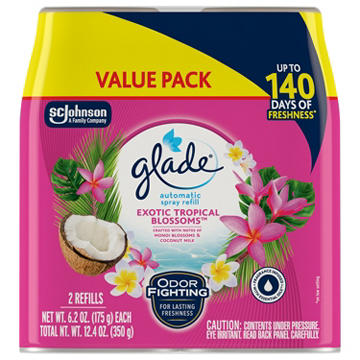 Glade Automatic Spray Refill Air Freshener - Exotic Tropical Blossoms