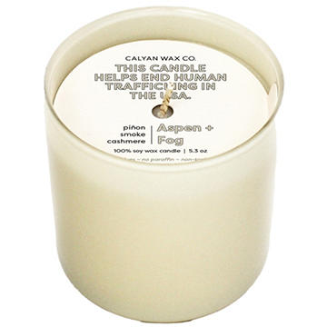 Calyan Wax Co. 100% Soy Wax Candle - Aspen + Fog