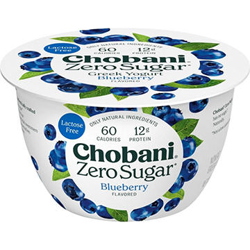 Chobani Zero Sugar Blueberry Yogurt