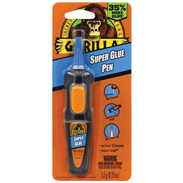 Gorilla Super Glue Pen - Clear