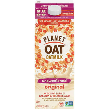 Planet Oat Unsweetened Original Oat Milk