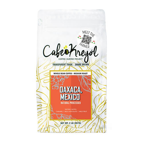 Cafe Kreyol Oaxaca Mexico Medium Roast Whole Bean Coffee - Shop