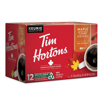 Tim Hortons Maple Medium Roast Single Serve Coffee Cups
