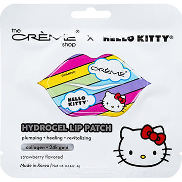 The Crème Shop x Hello Kitty Hydrogel Collagen & 24k Gold Lip Patch Mask