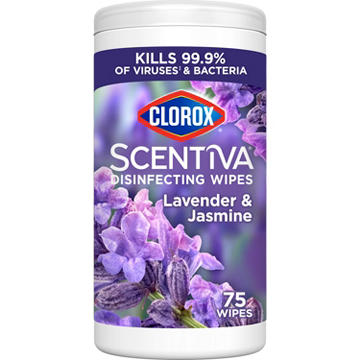 Clorox Scentiva Disinfecting Wipes - Lavender & Jasmine