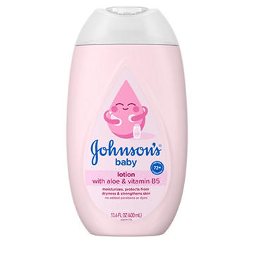 Johnson's Baby Moisturizing Pink Lotion with Coconut Oil