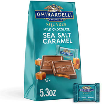 Ghirardelli Milk Chocolate Sea Salt Caramel Squares