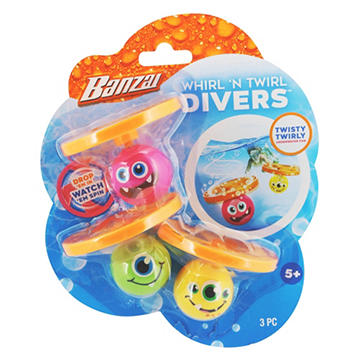 Banzai Whirl 'N Twirl Divers