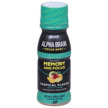 Onnit Alpha Brain Focus Shot - Tropical