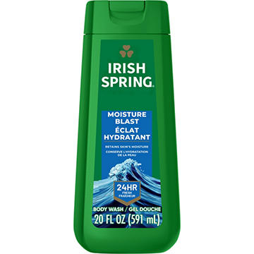Irish Spring Moisturizing Face + Body Wash - Moisture Blast