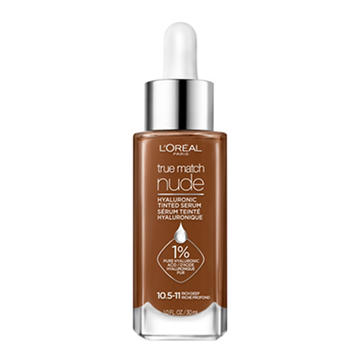 L'Oréal Paris True Match Hyaluronic Tinted Serum Foundation Makeup - Rich Deep 10.5-11