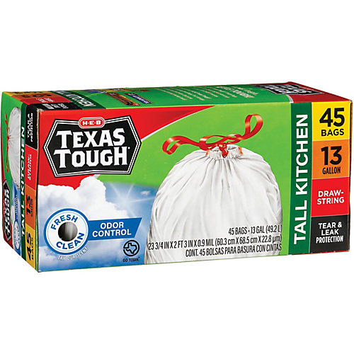 Field & Future by H-E-B Clear 13-Gallon Bags for Recyclables