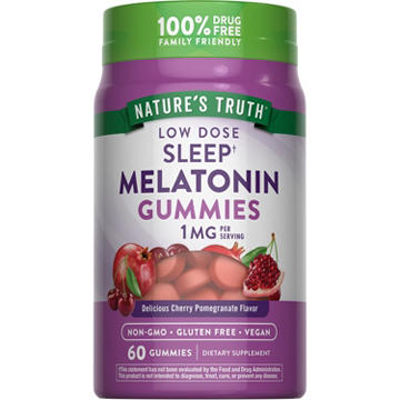 Nature's Truth Low Dose Melatonin 1mg Gummies - Cherry Pomegranate