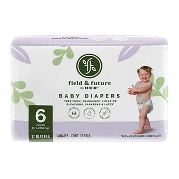 Field & Future by H-E-B Jumbo Pack Baby Diapers - Size 6