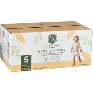 Field & Future by H-E-B Large Pack Baby Diapers - Size 5
