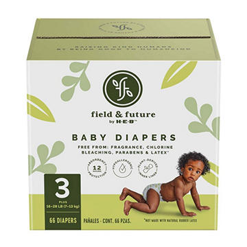 Field & Future by H-E-B Plus Pack Baby Diapers - Size 3