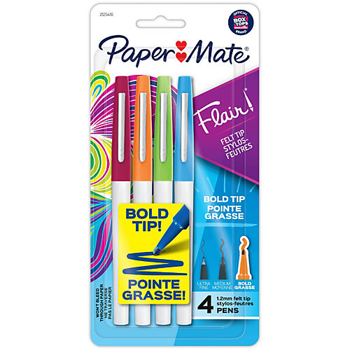 Paper Mate Flair Felt Tip Bold Point Pens - Shop Pens at H-E-B