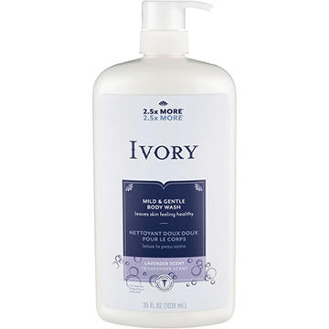 Ivory Mild & Gentle Body Wash - Lavender