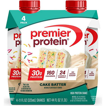 Premier Protein High Protein Shakes, 30g - Cake Batter Delight, 11 oz