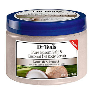 Dr Teal's Pure Epsom Salt & Coconut Oil Body Scrub - Nourish & Protect