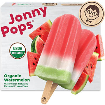 JonnyPops Organic Watermelon Frozen Pops