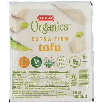 H-E-B Organics Extra Firm Tofu