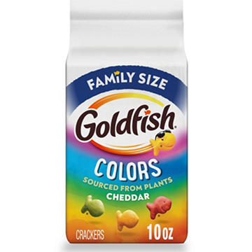Goldfish Colors Cheddar Crackers - Family Size