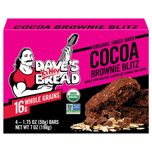Dave's Killer Bread Cocoa Brownie Blitz Organic Snack Bars