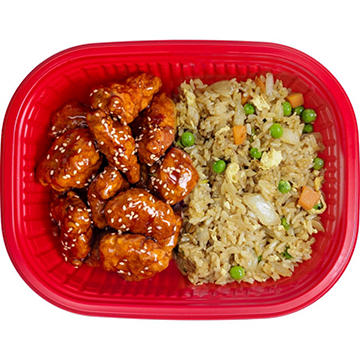 H-E-B Sushiya Sesame Chicken & Fried Rice Bowl - Served Hot