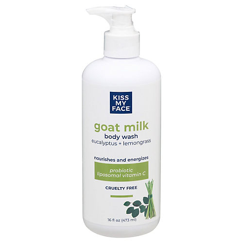 Goat Milk Body Wash - Eucalyptus + Lemongrass – Kiss My Face