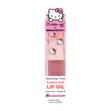 The Crème Shop Hello Kitty Kawaii Kiss Lip Oil Strawberry