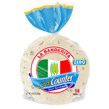 La Banderita Carb Counter Street Taco Flour Tortillas