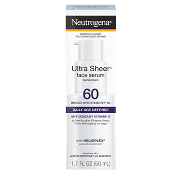Neutrogena Ultra Sheer Moisturizing Serum with Vitamin E - SPF 60