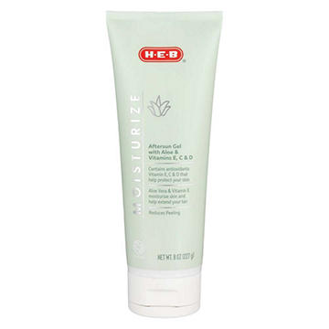 H-E-B Aloe Vera & Vitamin E, C & D Aftersun Moisturize Gel