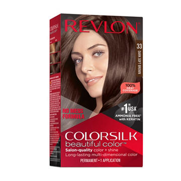 Revlon ColorSilk Hair Color - 33 Dark Soft Brown