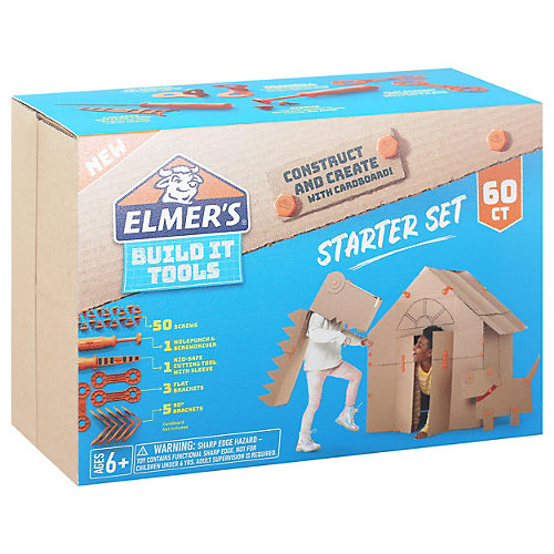 Elmer's Build It Tools, Kid-Safe Cardboard Cutting Tool, Ages 6+ 